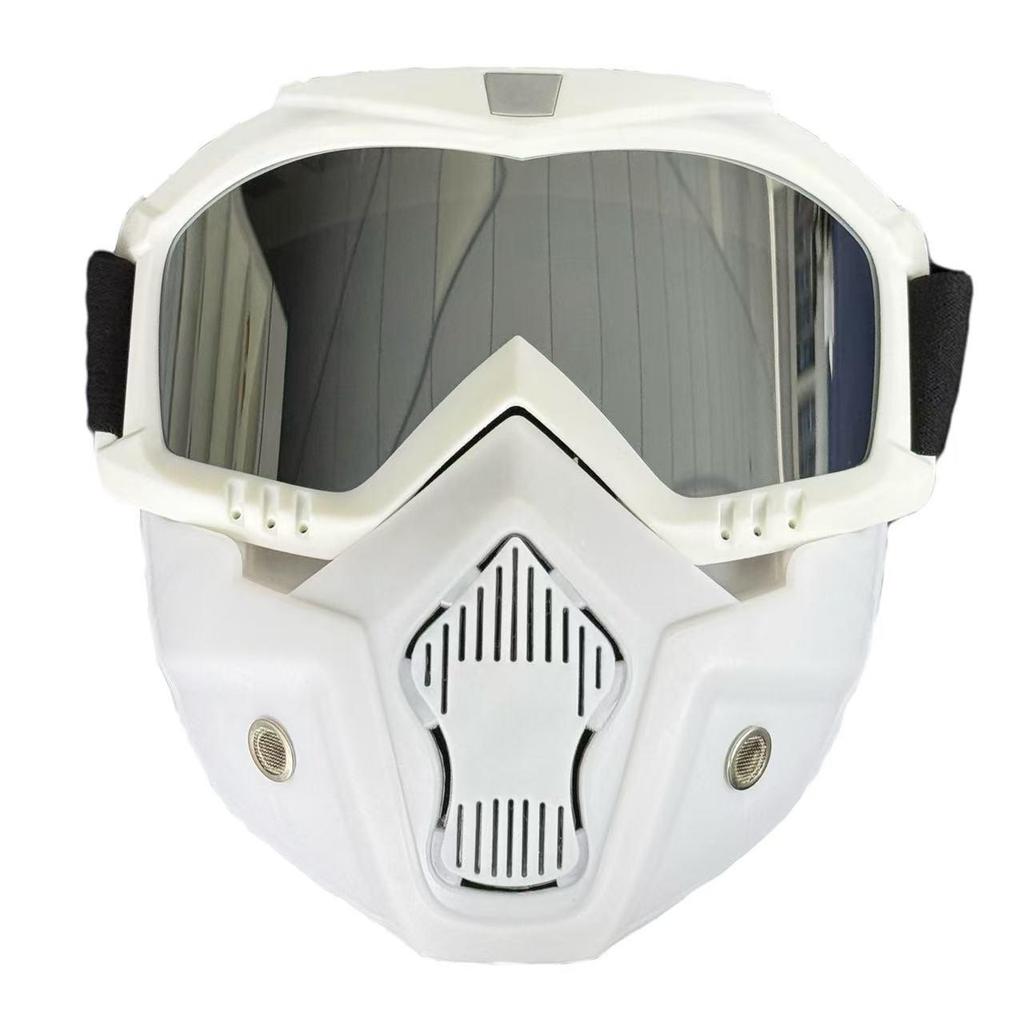 Retro Fashion Cycling Glasses: Windproof, Dustproof, Impact Resistant, Full Face Protection