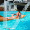 New Duals Spray Pool Fountain Cooler Water Swimming Pools Waterfall Sprinkler Fountain Adjustable Waterfall Cooling Relaxation