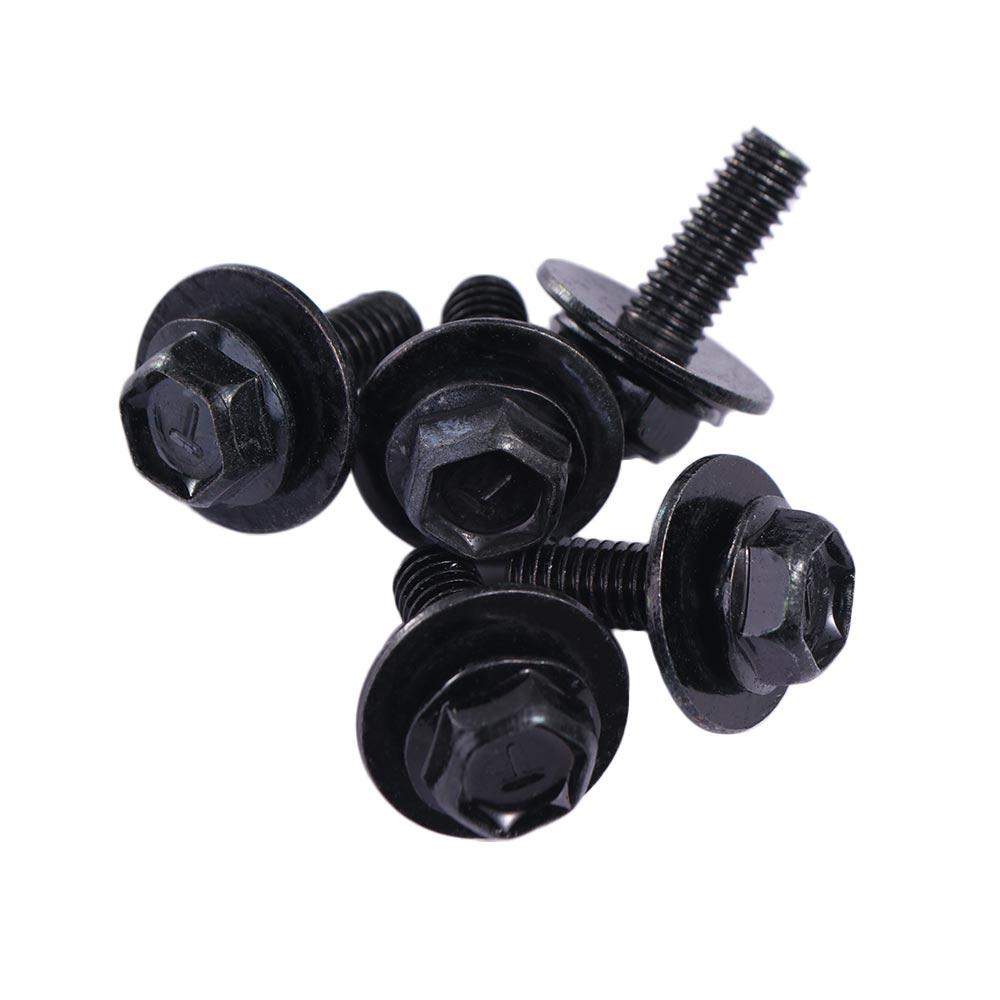 5/10pcs 6MM Car Body Bolts M6 Splash Shield Guard Bolts Auto Product Car U-nut Clips  Undertray