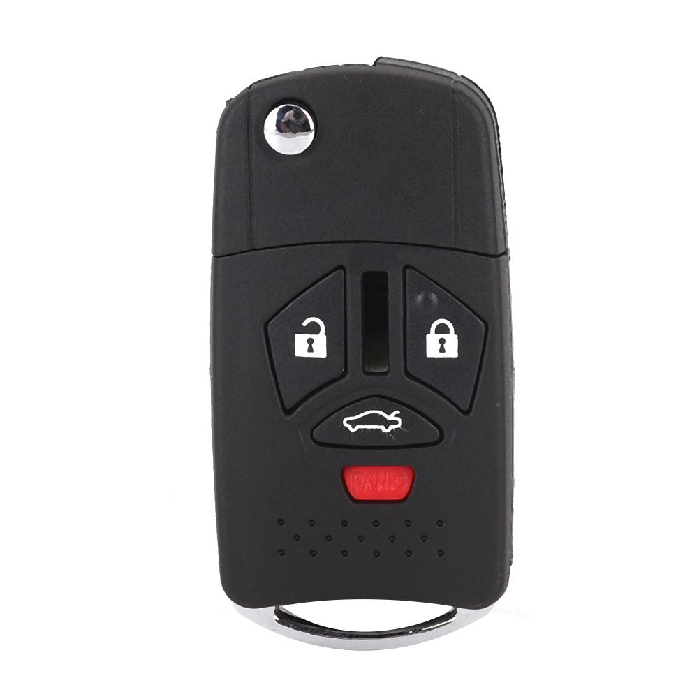 3+1 Button Folding Remote Flip Shell Key Fob Case Cover Fit for Mitsubishi 20072010 Eclipse
