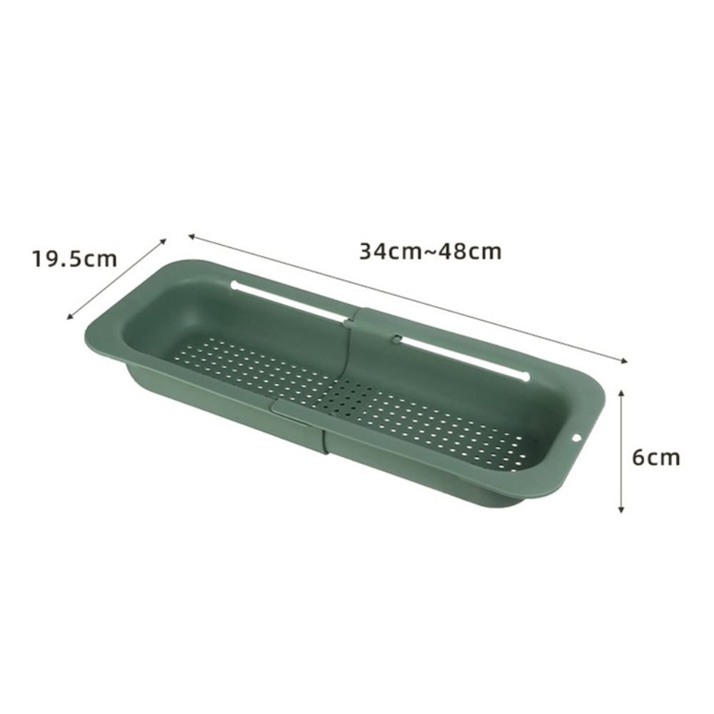 Multifunctional Drainage Basket Expandable Veggie Washer Sink Strainer Basket Washing Veggies
