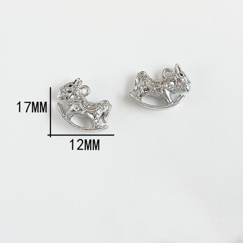 1PCS Pony Pendants Animal Horse Charms DIY Handmade Necklace Earrings Bracelet Jewelry Accessories Making Supplies