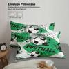 3pcs Bedding Set Cartoon Football 3D PrintED Brushed Comfortable Duvet Cover King Queen Twin Single Size Bithday Gift Room Decor