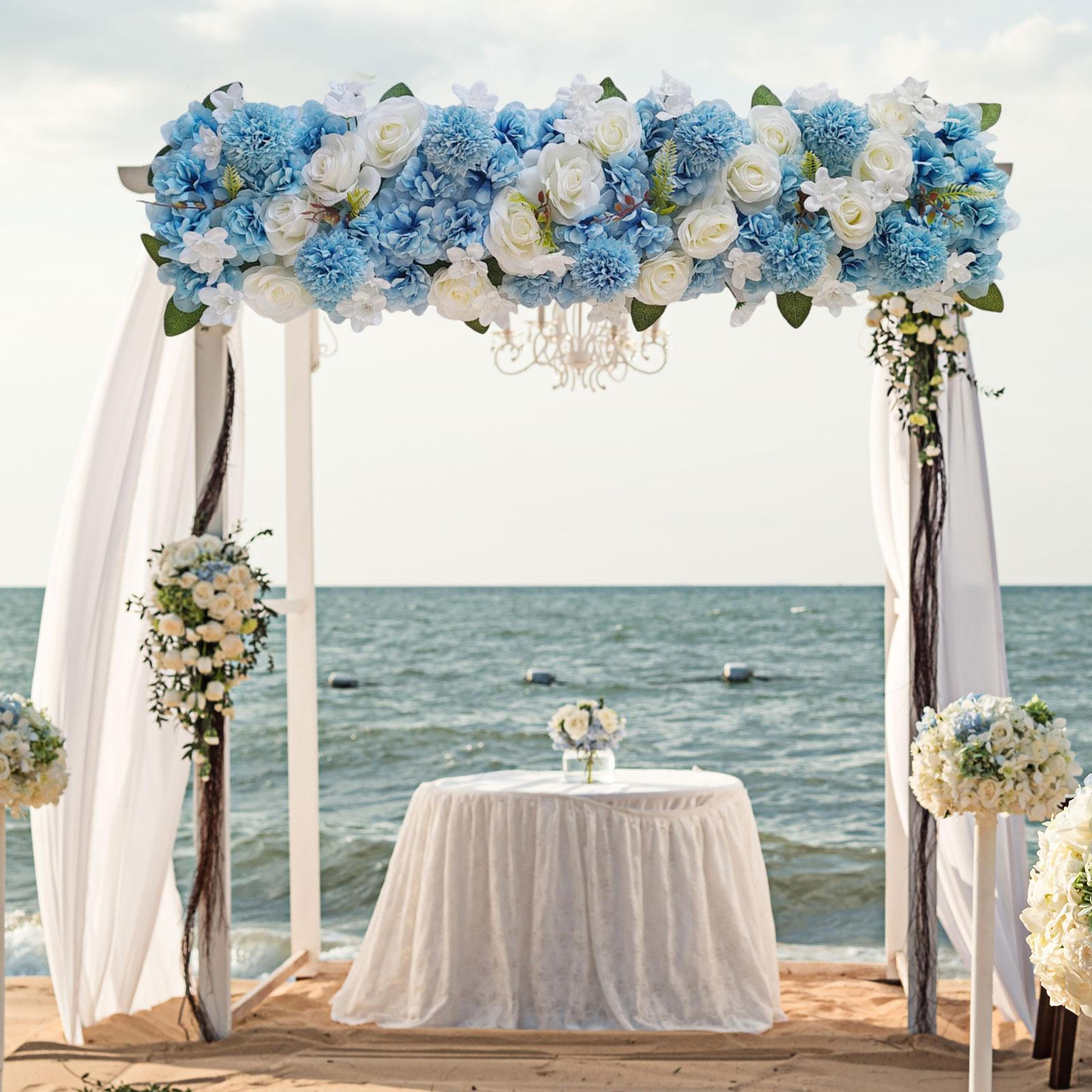 

Arch Flower Panel Background Table Setting Decorations DIY Realistic Floral Arrangement синій
