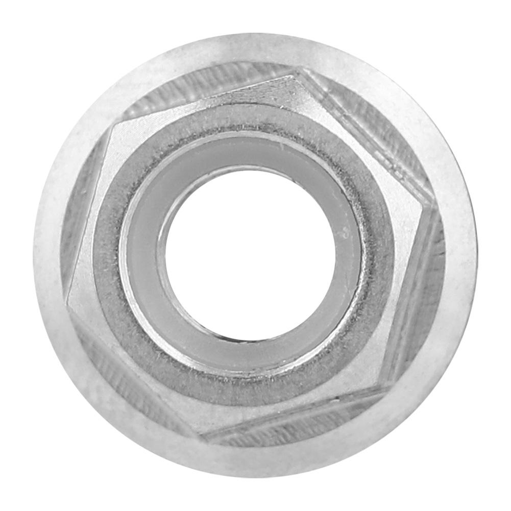 1pc M5 M6 M8 M10     Alloy Flange Lock Nut for   Motorcycle (M6X1.0)