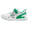 Li Ning Kids Casual Series Comfortable Fashion Simple Versatile Low-Top Kids Casual Shoes Kids sneaker White Green YKCV266-1