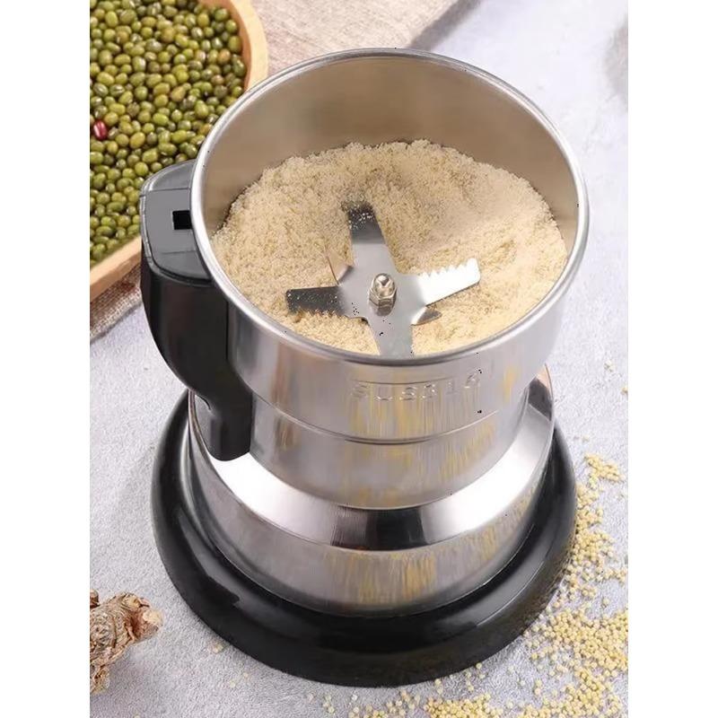 HighPower Electric Coffee Grinder Stainless Steel Nuts Beans Grains Mill Herbs Grinding Machine Home Coffee Bean Grinding EUPlug