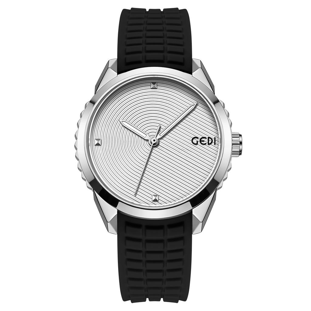 Orologio Sportivo in Silicone Semplice Color Caramella, Quadrante Grande, Orologio al Quarzo Impermeabile di Fascia Alta