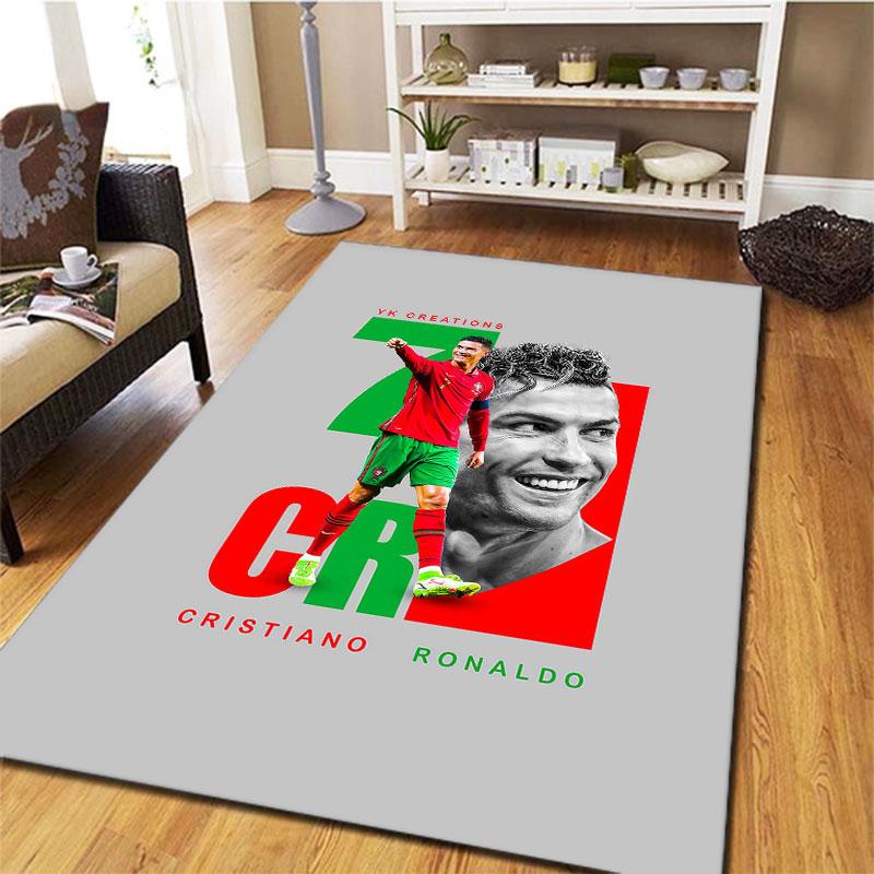 Cristiano Ronaldo Carpet Rug for Living Room Bedroom Home Sofa Decoration,Kids play Non-slip Floor Mat
