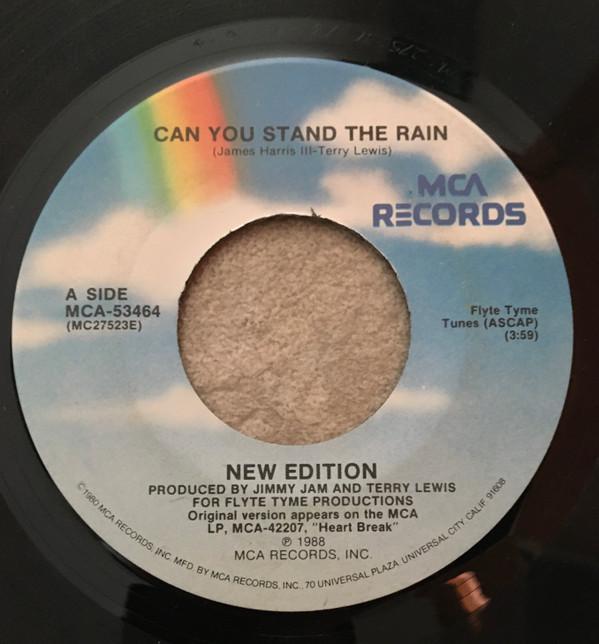 

7inch Record NEW EDITION Can You Stand The Rain MCA53464 MCA 1988 US SoulFunk Used