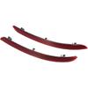 Rear Bumper Reflector Light 1668200074 for Mercedes Benz W166 ML350 ML400 ML500 ML550 ML63AMG 2012-2015 ABS Red Gray
