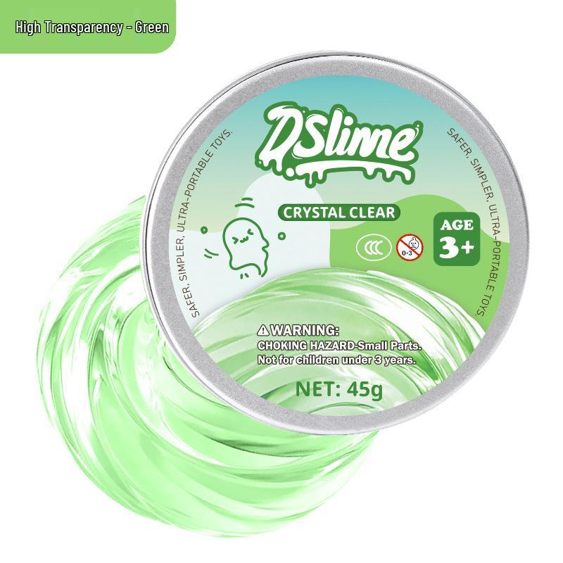 Safe Non-Toxic Liquid Glass Slime: Cross-Border Bouncing Putty for Kids