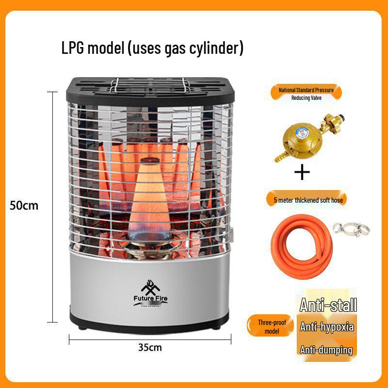 

Енергозберігаючий Швидкогрівний Камінний Обігрівач на Природному та Зрідженому Газі