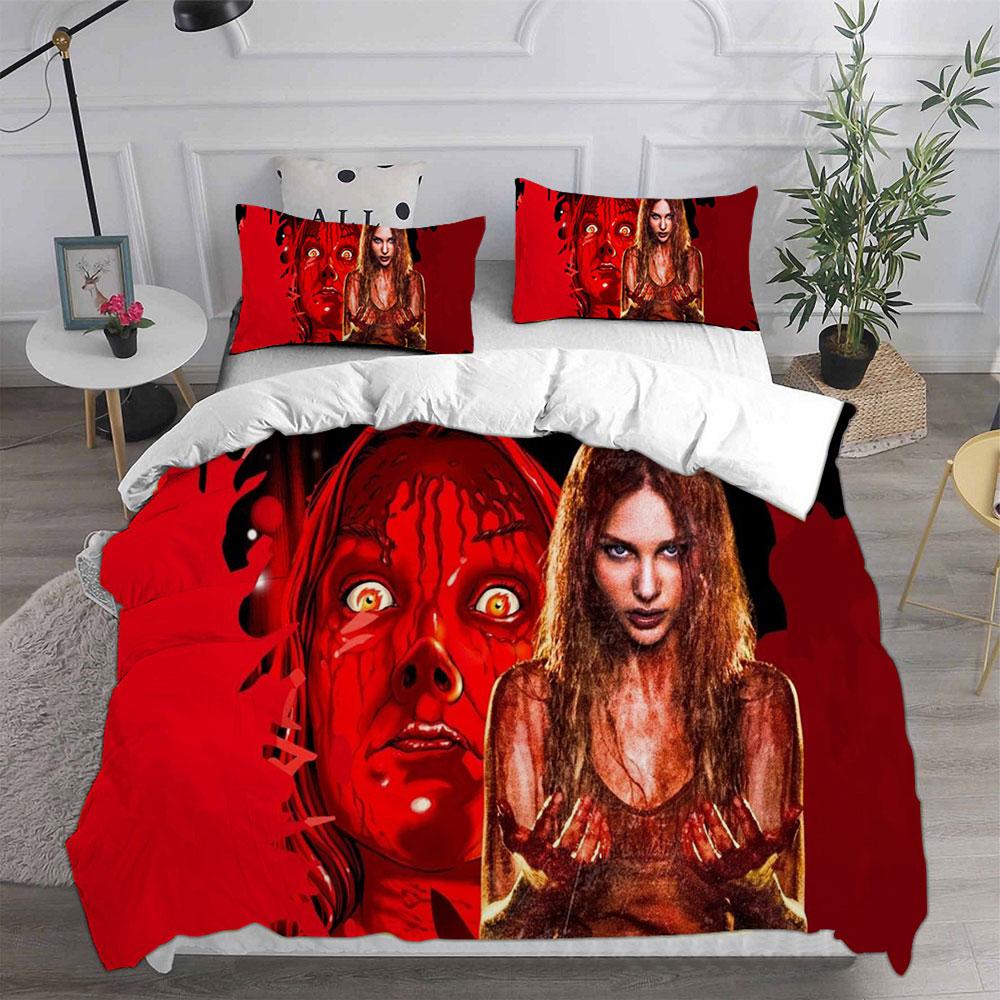 Carrie (1976) Bedding Sets Soft Bed Cover Comforter Duvet Cover Pillow Case 2-3 Pieces Sets Kids Adult Bedroom Decoration