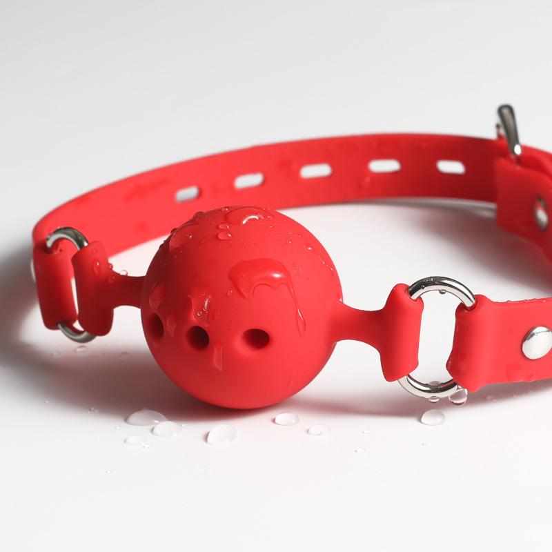 3 Sizes Soft Safety Silicone Open Mouth Gag Ball Bdsm Bondage Slave Ball Gag Erotic Sex Toys For Woman Couples Adult Sex Games