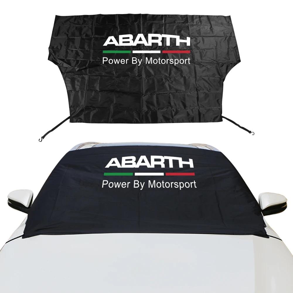 EHO4 Car Windshield Snow Block Sunshade Cover Parasol Car Accessories For Fiat 500 Abarth Panda Tipo Egea Doblo 124 Spider Stilo