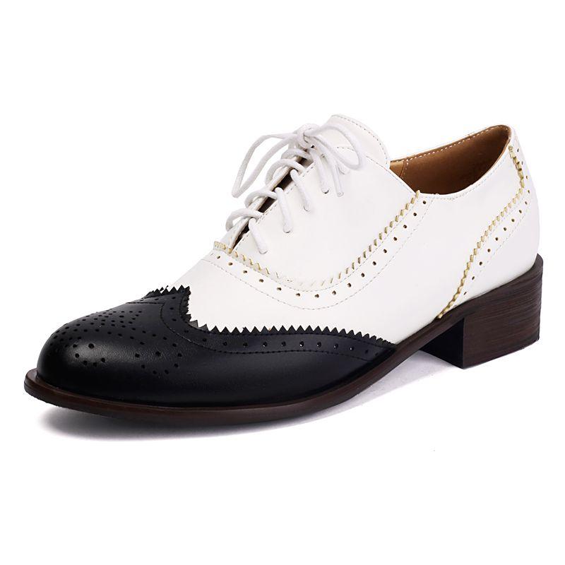 2025 New Design Retro Women Pumps Round Toe Thick Heels 3.5cm Lace Up Mixed Color Plus Size 45 46 47 48 Casual Shoes