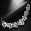 Exaggerated Water Drop Choker Statement Large Rhinestone Necklace Chain for Women Beach Fashion Jewelry Accessories