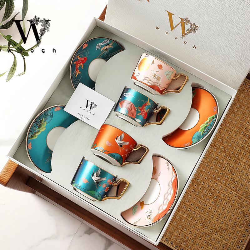 WOOCH Guochao Ceramic Coffee Cup Gift Sets