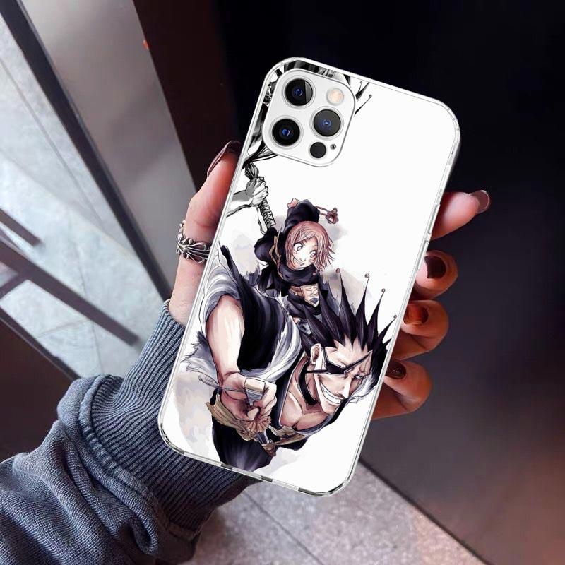 Zaraki Kenpachi Bleach Phone Case For iPhone 17 Air 11 13 Mini 14 15 Plus 16 12 Pro Max 16E SE 7 8 Pattern Soft TPU Back Cover