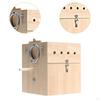 Bird Nest Box Parrot Mating Breathable House, Hanging Wooden Pet Parrots
