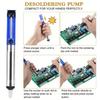 Aluminium Desoldering Suction Pump Tool Solder Sucker Suction Tin Pen Removal Device Blue Vacuum Soldering Iron Desolder