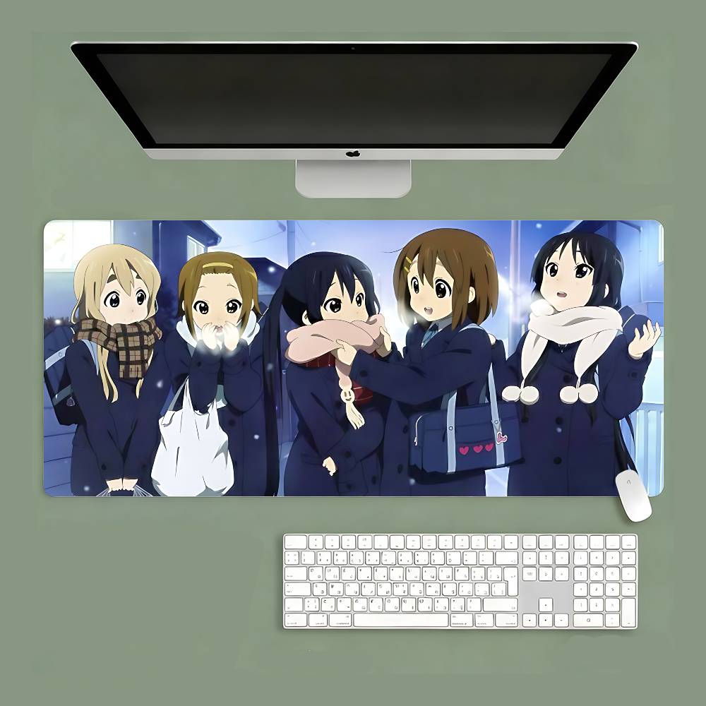 Anime K-ON Mouse Pad Computer Mat Deskpad Laptop Keyboard Mat Office Large Landscape Mousepad