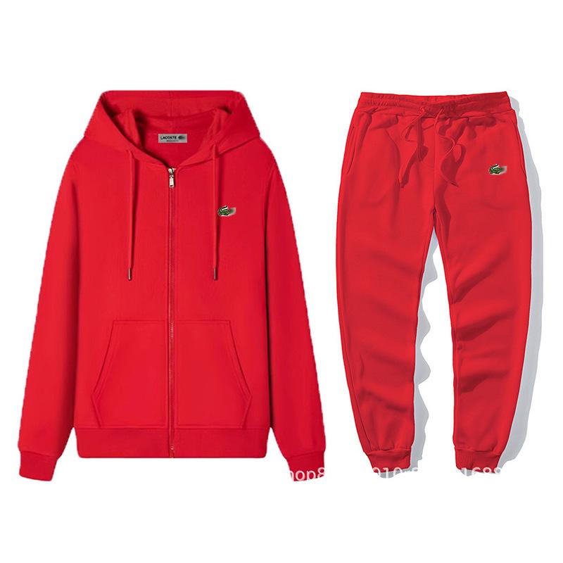 Bestickter Kapuzenpullover mit Reißverschluss und Cardigan Set - Trendiger Stil für Frühling & Herbst