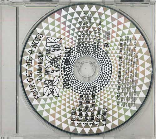 

CD FOUR GET ME A NOTS - Elixir DCH23126 KING 2012 Japan Japanese Pop/Rock Used