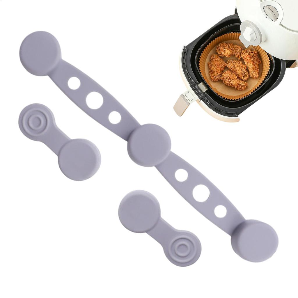 Silicone Air Fryer Magnets for Parchment Paper Magnet Buckle Air Fryer Accessories Liner Holder Replacement Parts Prevent Paper