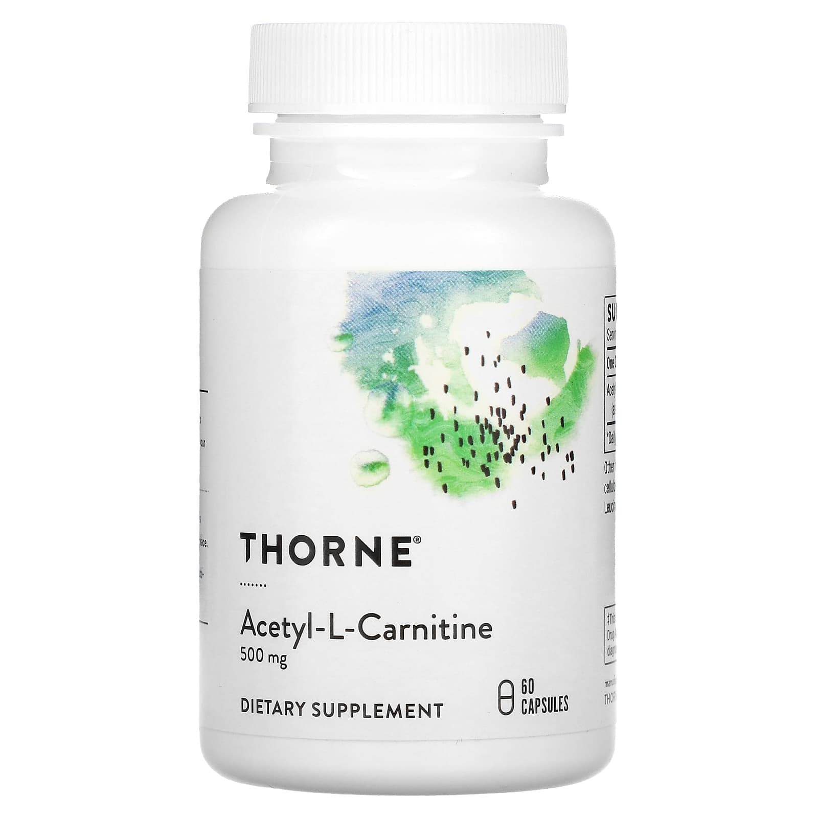 

Thorne, Carnityl, Acetyl L-Carnitine, 60 Capsules