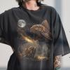Pleco Fish Moon Vintage Shirt, Aquarium Catfish Graphic Tee, Suckermouth Animal Lover Gift