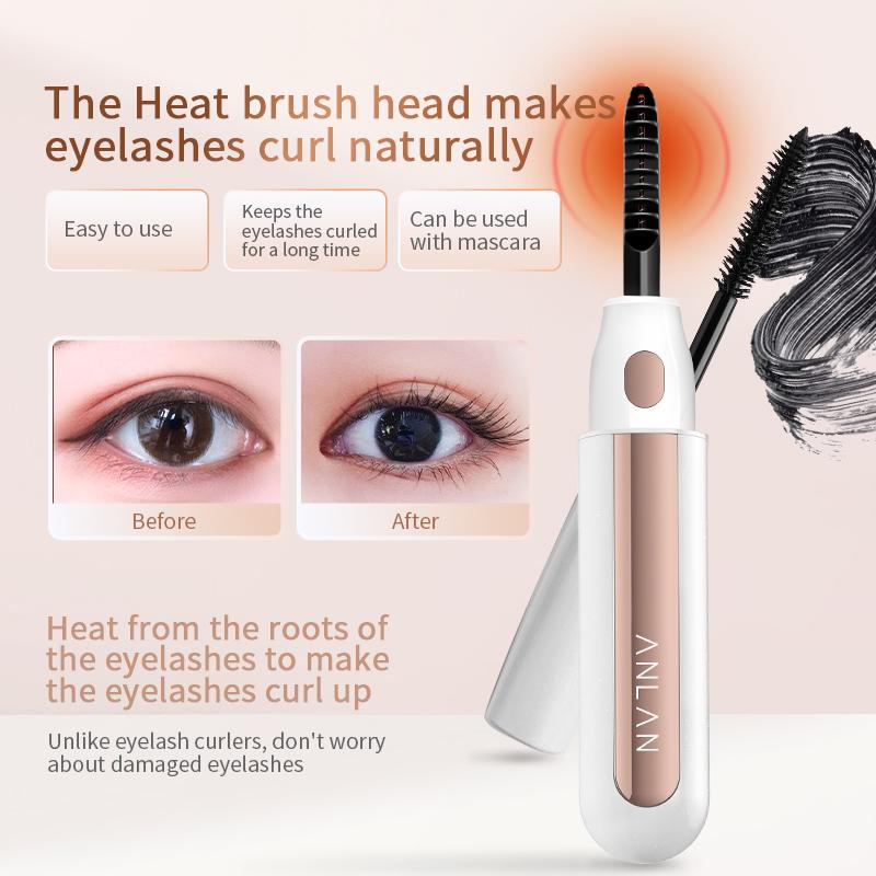 Buy ANLAN New Electric Eyelash Curler USB Rechargeable Electric Heated