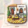 Marokko Kühlschrankaufkleber Marrakesch Reise Souvenirs Chefchaouen Kühlschrankmagnete Geburtstagsgeschenke Heimdekoration