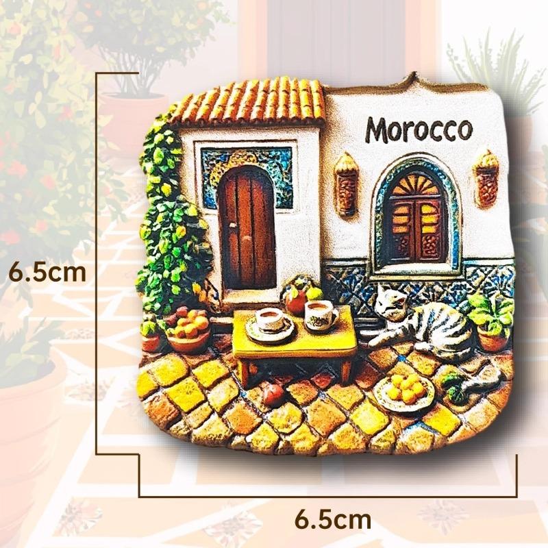 Marokko Kühlschrankaufkleber Marrakesch Reise Souvenirs Chefchaouen Kühlschrankmagnete Geburtstagsgeschenke Heimdekoration