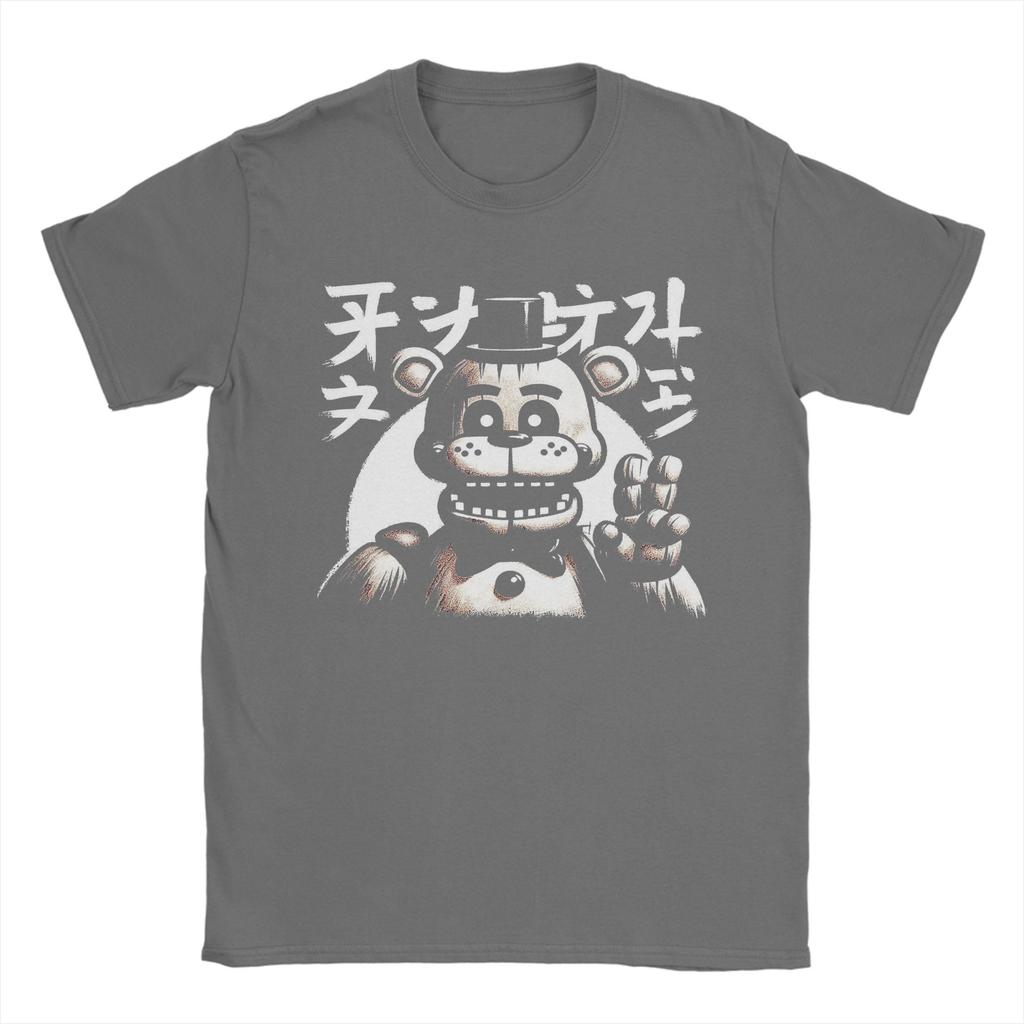 Vintage Fnaf Japan Springtrap Five Nights At Freddys Tshirt Unisex Round Neck Cotton T Shirt Short Sleeve Tee Shirt Gift Tops