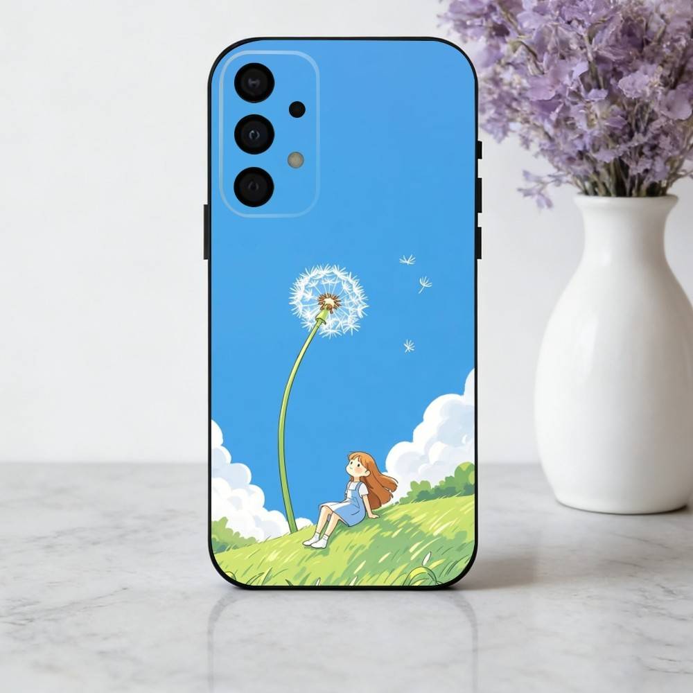 

D-Dreamy G-Glow Vibe мультяшная девушка Чехол для телефона Для Samsung Galaxy A73,A72,A71,A70,A53,A52,A51,Мягкий силиконовый Черный чехол Samsung a22 4g