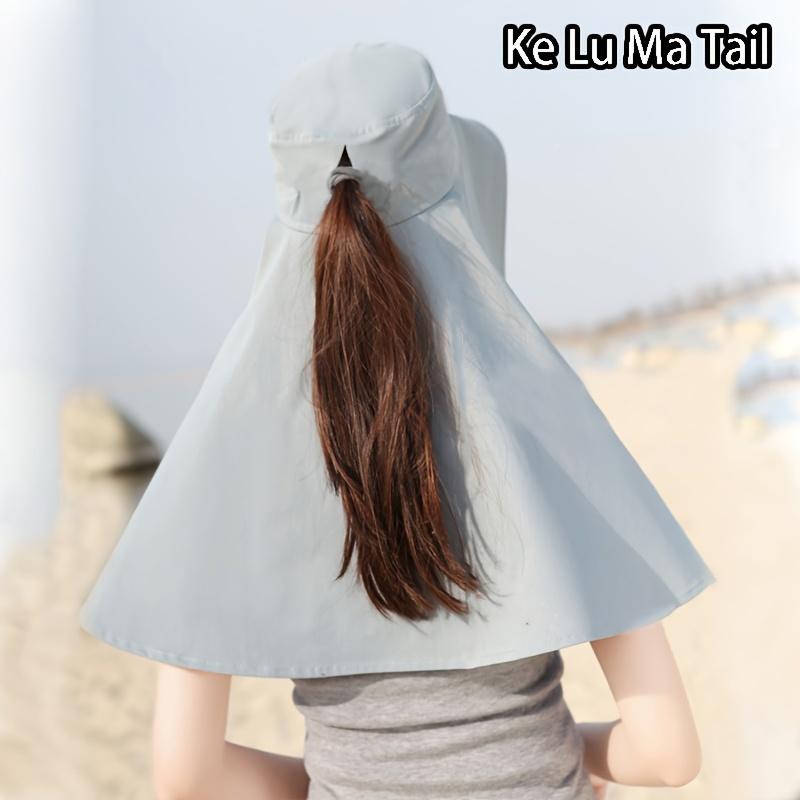 Jaro Léto Nový Klobouk proti slunci, Dámský Šátek proti UV záření Klobouk proti slunci Plážový klobouk, Větruodolný Cyklistický Nákrčník Šátek Kryt obličeje Rybářský klobouk