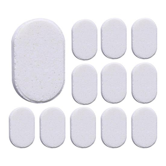 12Pcs 4G Foam Effervescent Tablet Rapid Dissolving Stain Removal Rose Flower Lemon