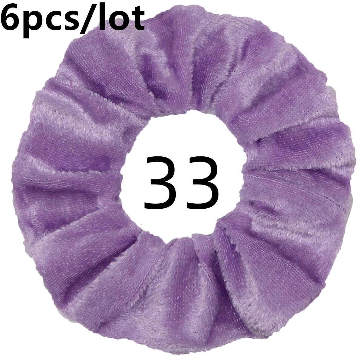 

6 шт./лот Женские бархатные однотонные повседневные резинки для волос для девочек, держатели для хвостика, аксессуары, повязки на голову, красочные, мягкие, не оставляющие заломов