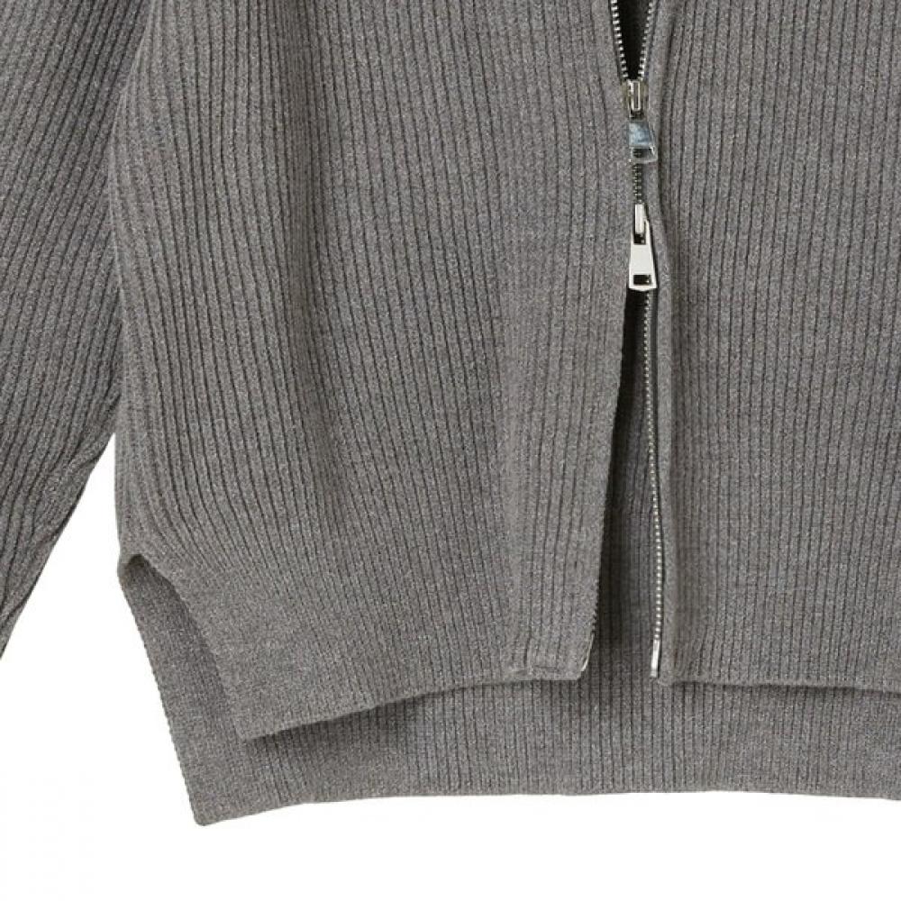 Color Lettering Big Collar Zip Up As1kg161