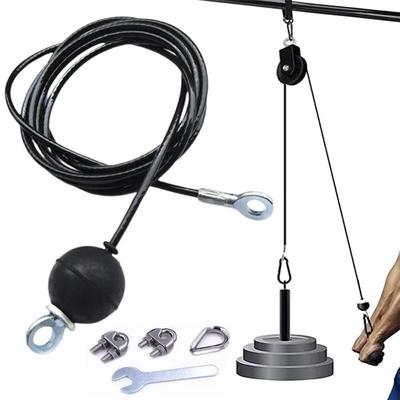 1.4/1.8/2/2.5M Fitness Machine Replacement Cable Adjustable Pulley Cable  Workout