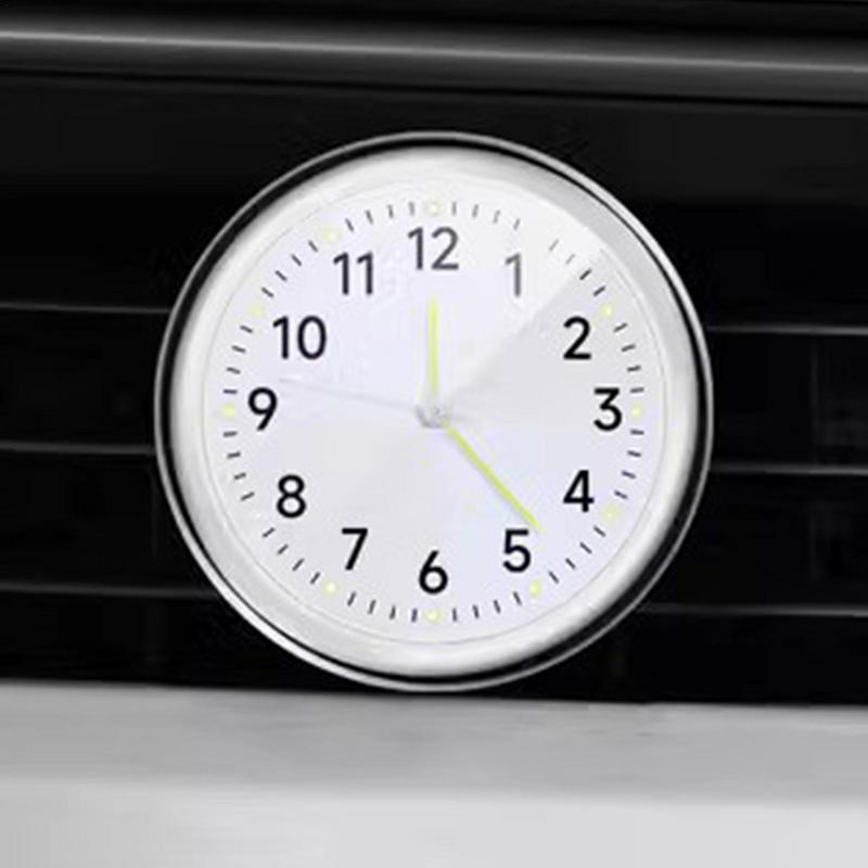 Automobile Clock Automobile Interior Dashboard Decor Portable Mini Analog Car Dashboard Time Decoration For SUVs Cars Trucks