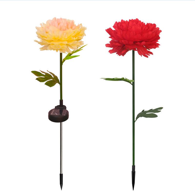 LED Solar Peony Flower Garden Light