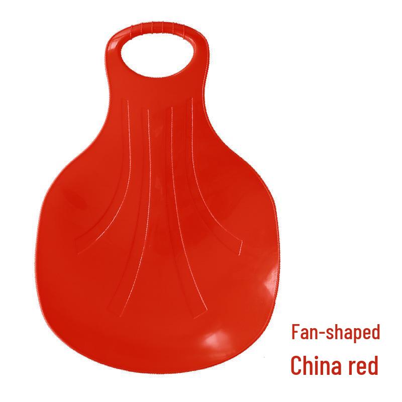 Çocuklar ve Yetişkinler İçin Dayanıklı Yelpaze Şeklinde Kar ve Kum Kaydırak Tahtası