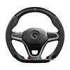 Volkswagen Golf Steering Wheel Cover for 2010-2023 Models: Suede & Carbon Fiber, Compatible with R-Line & 8th Generation