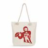 Athletic Characters Print Thick Rope Single-shoulder Beach Bag 7314