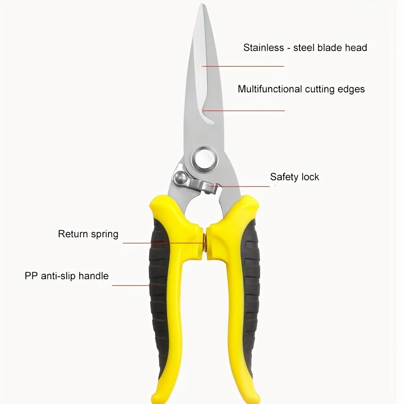 Heavy-Duty Garden Pruning Shears Set, Multi-Functional Pruning Shears/Fruit Picking Shears/Branch Cutters