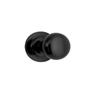 JANDEL - FLAT OPAQUE DOOR KNOB D68 BLACK BASE DIAMETER 85mm.