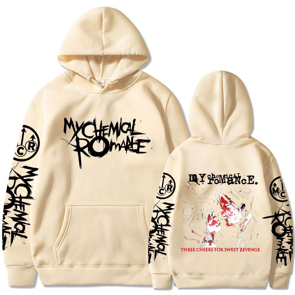 My Chemical Romance Three Cheers for Sweet Revenge Hoodies Black Parade Punk Emo Sweatshirts Men's Women Vintage Gothic Pullover